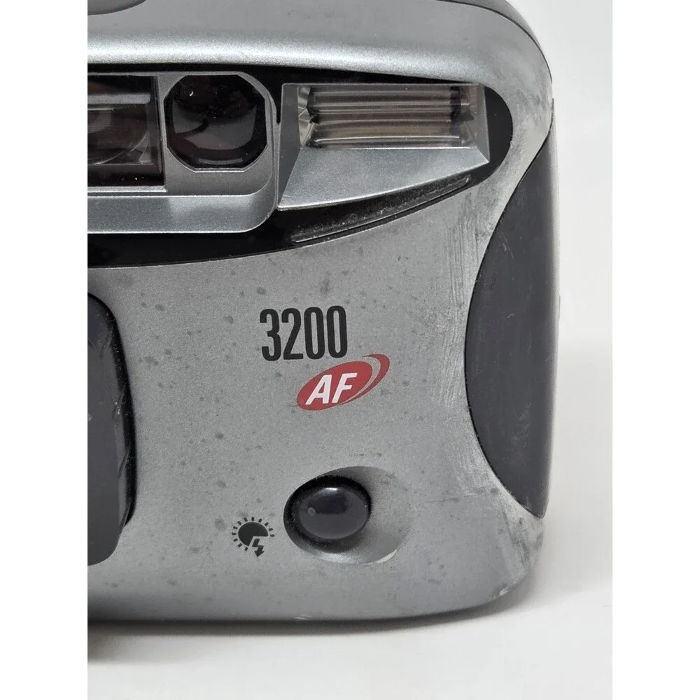 Polaroid 3200 AF 35mm Film Camera Compact Panoramic Auto Focus Vintage Tested